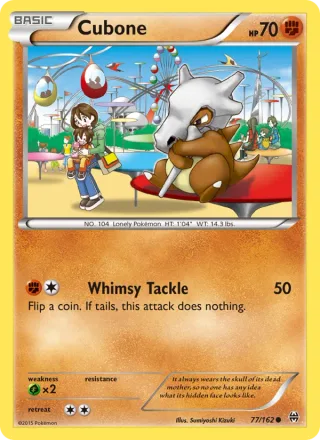 Cubone #77 · BREAKthrough Pokémon card