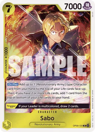 Sabo #OP09-104 · Emperors in the New World One Piece card