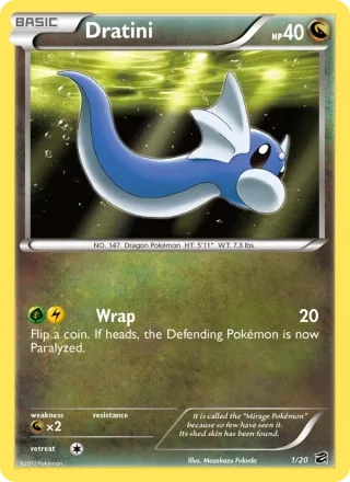 Dratini #1 · Dragon Vault Pokémon card