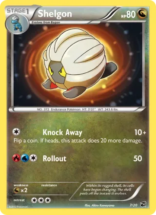 Shelgon #7 · Dragon Vault Pokémon card