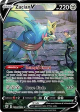 Zacian V · Astral Radiance Trainer Gallery Pokémon card