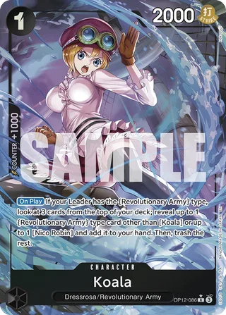 Koala (Alternate Art) #OP12-086-alternate-art · Legacy of the Master One Piece card