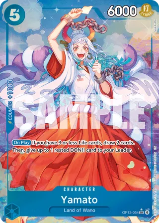 Yamato (Alternate Art) #OP13-054-alternate-art · Carrying On His Will One Piece card