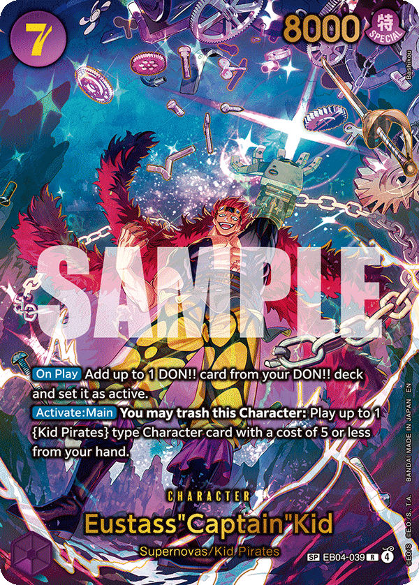 Eustass"Captain"Kid (SP) full card art