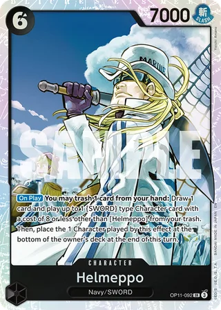 Helmeppo #OP11-092 · A Fist of Divine Speed One Piece card