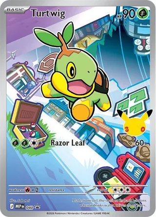 Turtwig #040 · MEP Black Star Promos Pokémon card