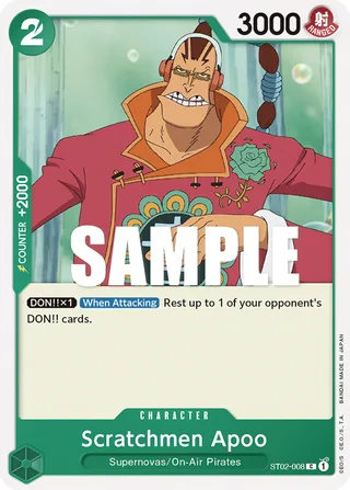 Scratchmen Apoo #ST02-008 · Revision Pack Cards One Piece card