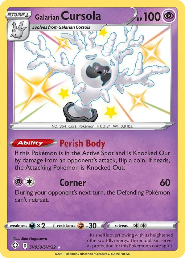Galarian Cursola full card art