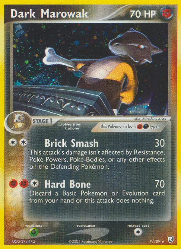 Dark Marowak full card art