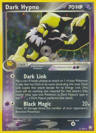 Dark Hypno #6 · Team Rocket Returns Pokémon card