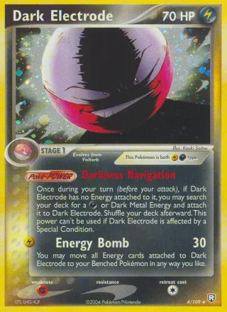 Dark Electrode #4 · Team Rocket Returns Pokémon card