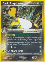 Dark Ampharos · Team Rocket Returns Pokémon card