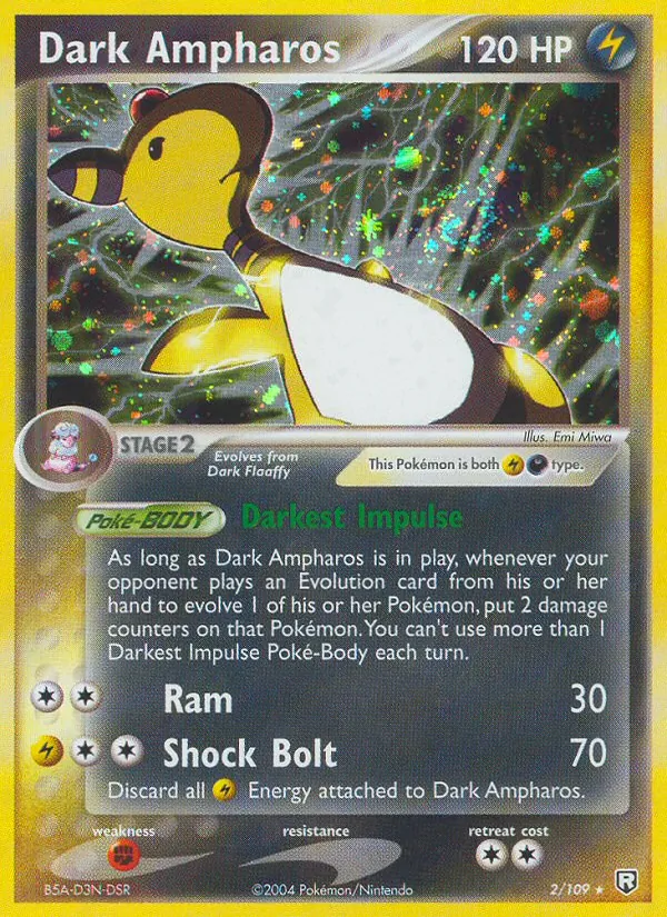 Dark Ampharos full card art