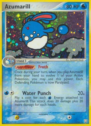Azumarill #1 · Team Rocket Returns Pokémon card