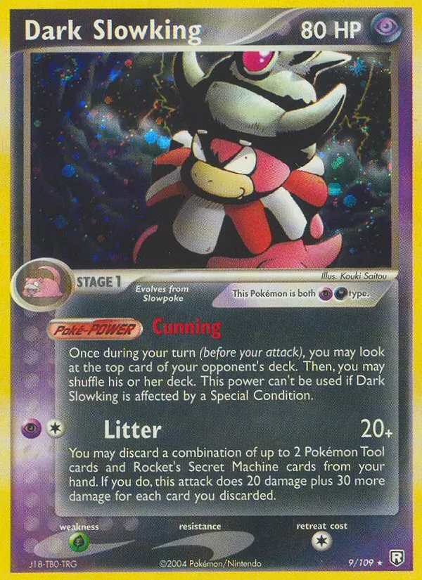 Dark Slowking full card art