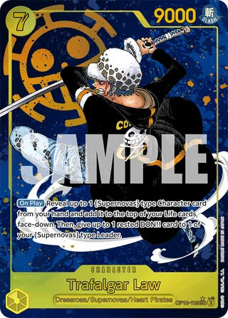 Trafalgar Law (Parallel) #OP10-119-parallel · Royal Blood One Piece card