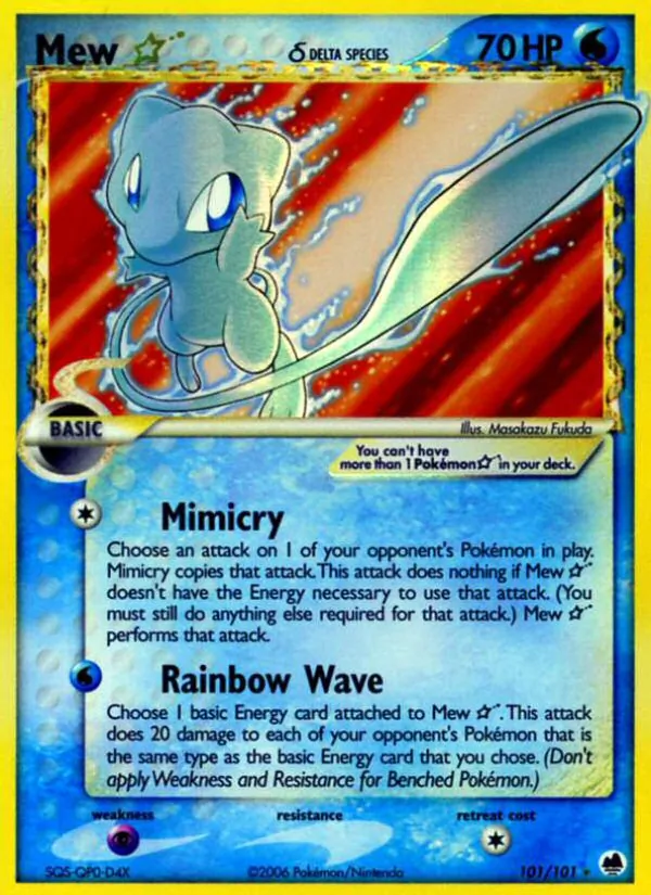 Mew ☆ δ full card art