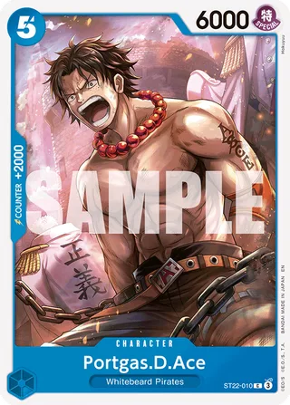Portgas.D.Ace #ST22-010 · ST-22: Starter Deck 22 Ace & Newgate One Piece card