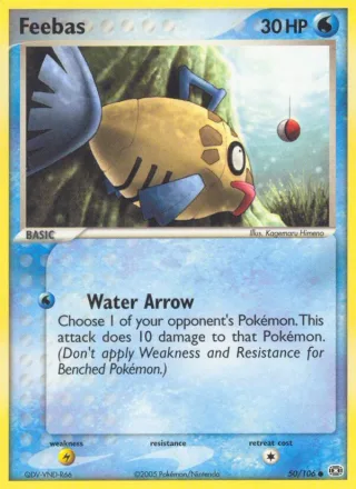Feebas #50 · Emerald Pokémon card
