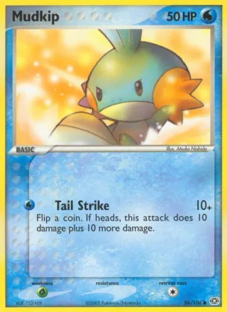Mudkip #56 · Emerald Pokémon card