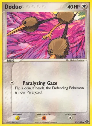 Doduo #45 · Emerald Pokémon card
