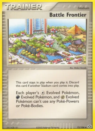 Battle Frontier #75 · Emerald Pokémon card
