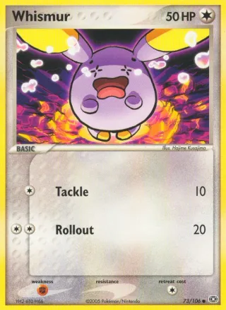 Whismur #73 · Emerald Pokémon card