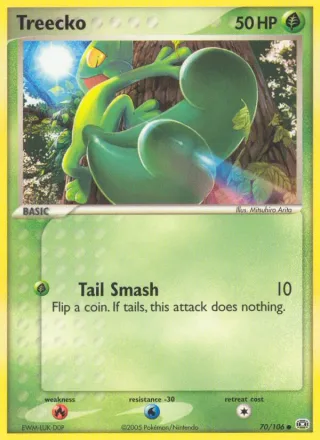 Treecko #70 · Emerald Pokémon card