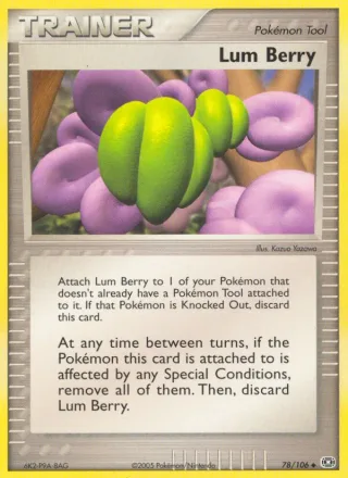 Lum Berry #78 · Emerald Pokémon card
