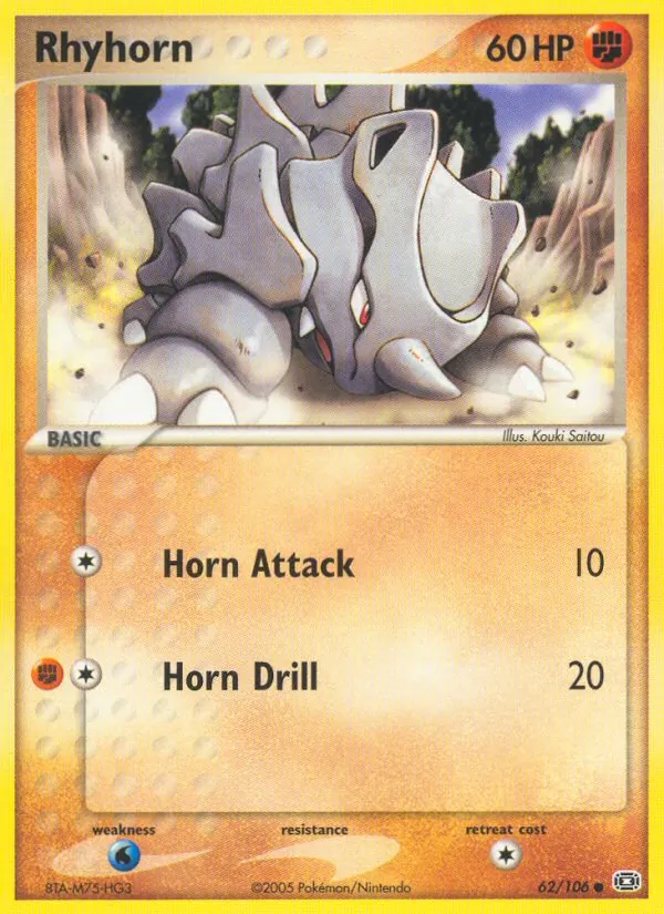 Rhyhorn full card art