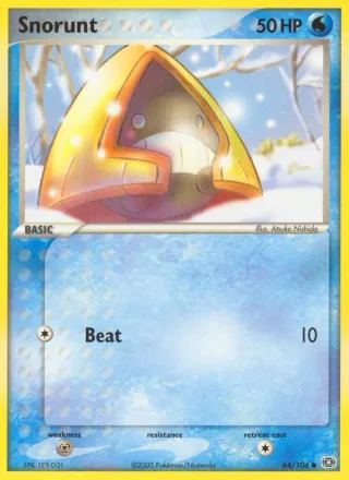 Snorunt #64 · Emerald Pokémon card