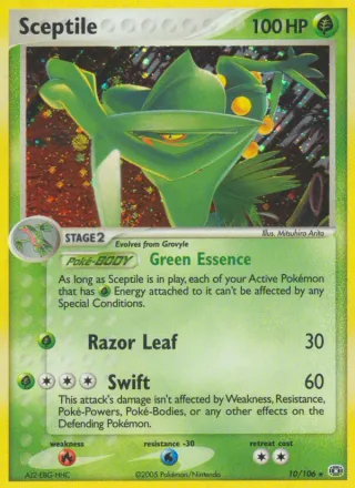 Sceptile #10 · Emerald Pokémon card