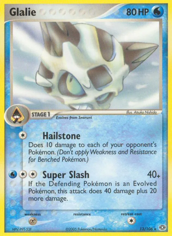 Glalie full card art