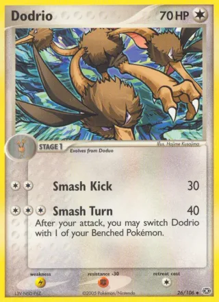 Dodrio #26 · Emerald Pokémon card