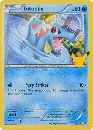 Totodile #18 · McDonald's Collection 2021 Pokémon card