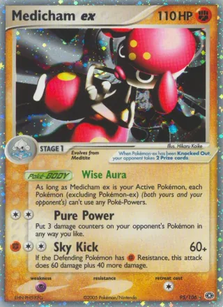 Medicham ex #95 · Emerald Pokémon card