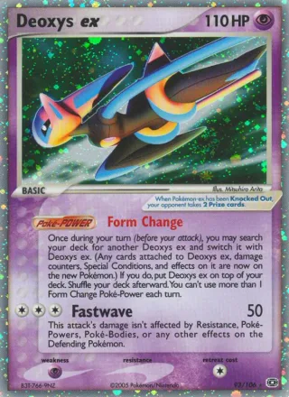 Deoxys ex #93 · Emerald Pokémon card