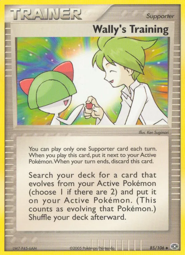 Wally's Training full card art