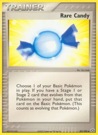Rare Candy #83 · Emerald Pokémon card
