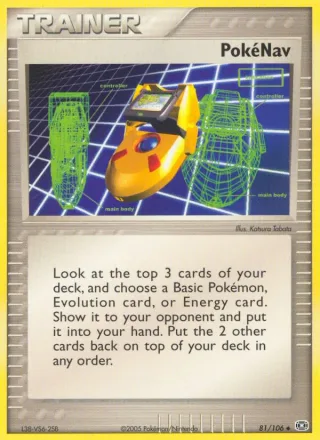 PokéNav #81 · Emerald Pokémon card