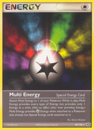 Multi Energy #89 · Emerald Pokémon card