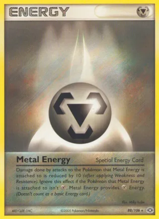 Metal Energy #88 · Emerald Pokémon card