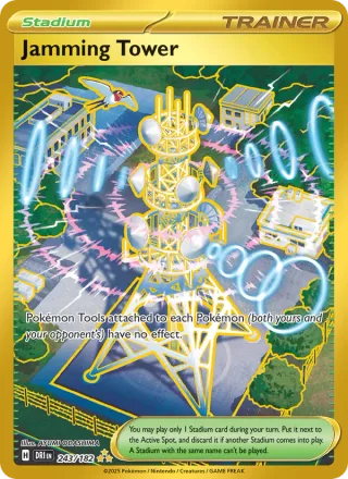 Jamming Tower #243 · Destined Rivals Pokémon card