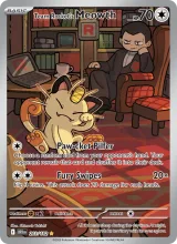 Team Rocket's Meowth · Destined Rivals Pokémon card