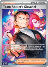 Team Rocket's Giovanni · Destined Rivals Pokémon card