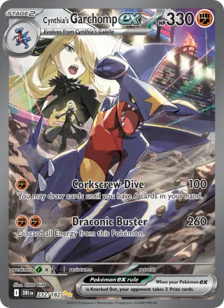 Cynthia's Garchomp ex #232 · Destined Rivals Pokémon card