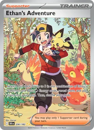Ethan's Adventure #236 · Destined Rivals Pokémon card