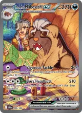Arven's Mabosstiff ex · Destined Rivals Pokémon card