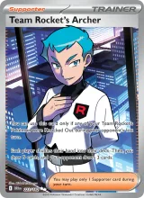 Team Rocket's Archer · Destined Rivals Pokémon card