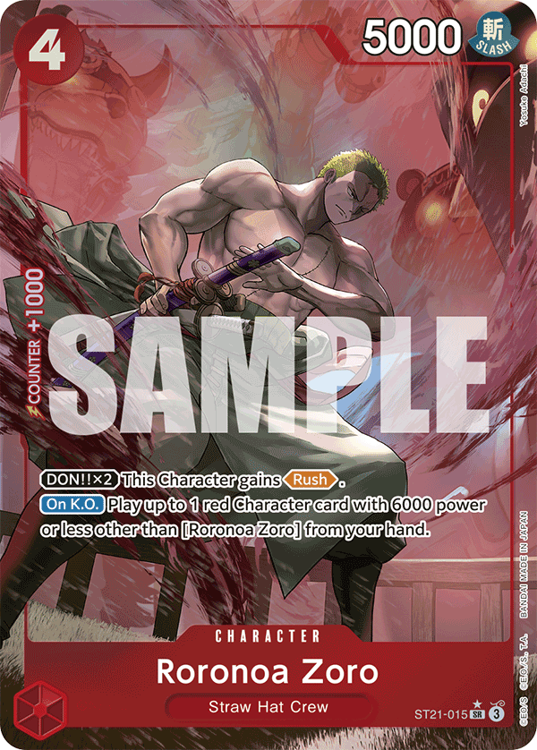 Roronoa Zoro (CS 25-26 3rd Place) full card art